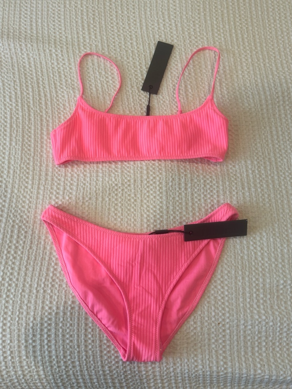 NWT Neon Pink Triangl swimsuit